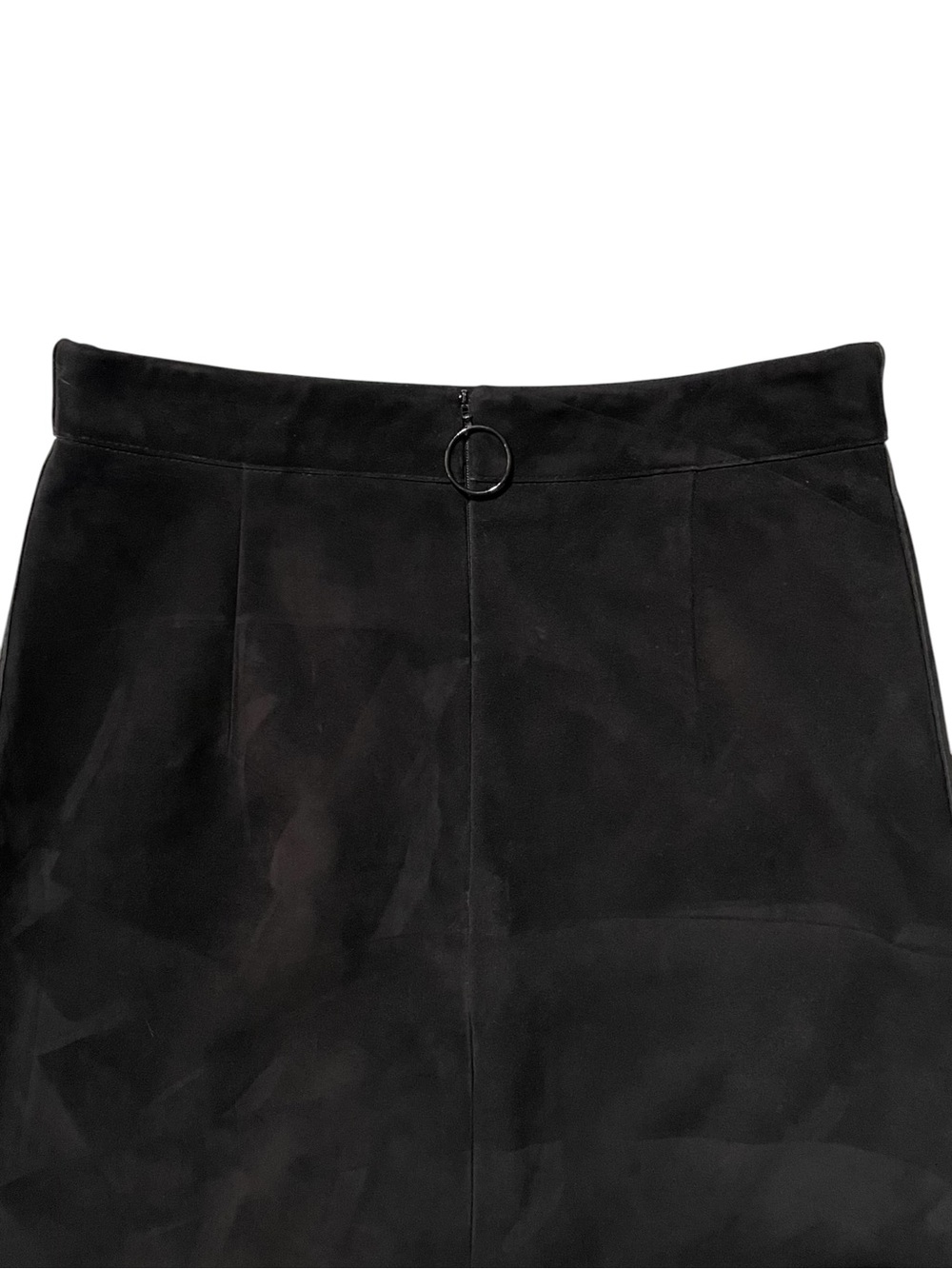 AKRIS PUNTO Black Lamb Suede Pencil Skirt US 4 Small - Picture 5 of 11